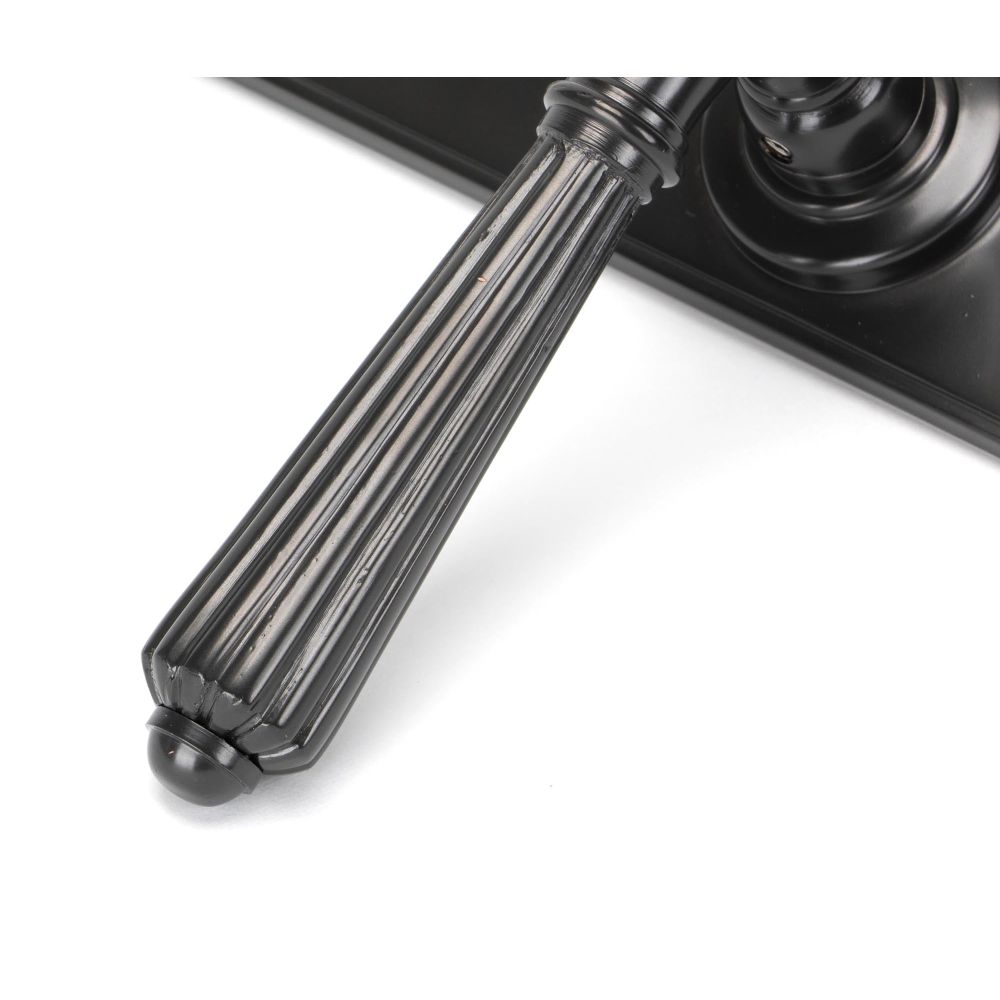 From The Anvil - Aged Bronze Hinton Lever Bathroom Set | Sku. 45330 | Trade Door Handles.