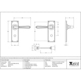 From The Anvil - Aged Bronze Hinton Lever Bathroom Set | Sku. 45330 | Trade Door Handles.