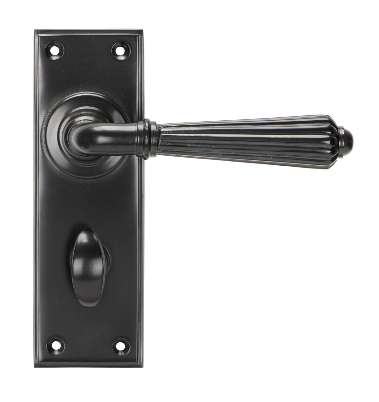 From The Anvil - Aged Bronze Hinton Lever Bathroom Set | Sku. 45330 | Trade Door Handles.