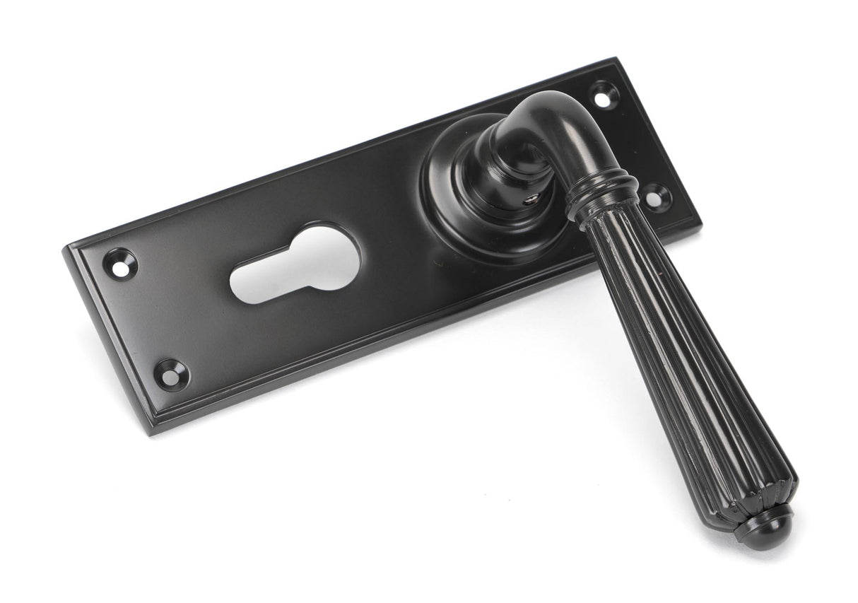 From The Anvil - Aged Bronze Hinton Lever Euro Lock Set | Sku. 45331 | Trade Door Handles.