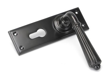 From The Anvil - Aged Bronze Hinton Lever Euro Lock Set | Sku. 45331 | Trade Door Handles.