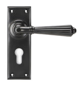 From The Anvil - Aged Bronze Hinton Lever Euro Lock Set | Sku. 45331 | Trade Door Handles.