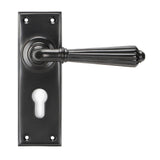 From The Anvil - Aged Bronze Hinton Lever Euro Lock Set | Sku. 45331 | Trade Door Handles.