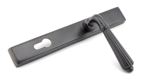 From The Anvil - Aged Bronze Hinton Slimline Lever Espag. Lock Set | Sku. 45332 | Trade Door Handles.