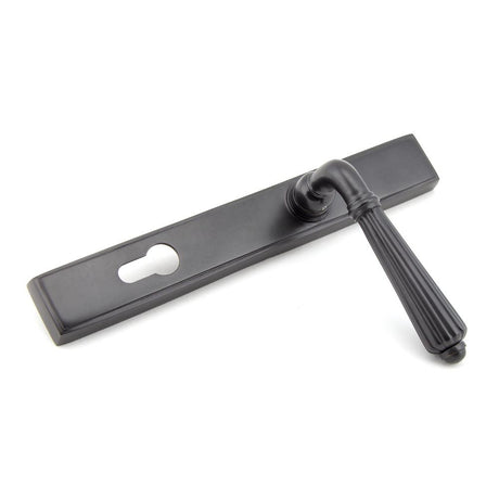 From The Anvil - Aged Bronze Hinton Slimline Lever Espag. Lock Set | Sku. 45332 | Trade Door Handles.
