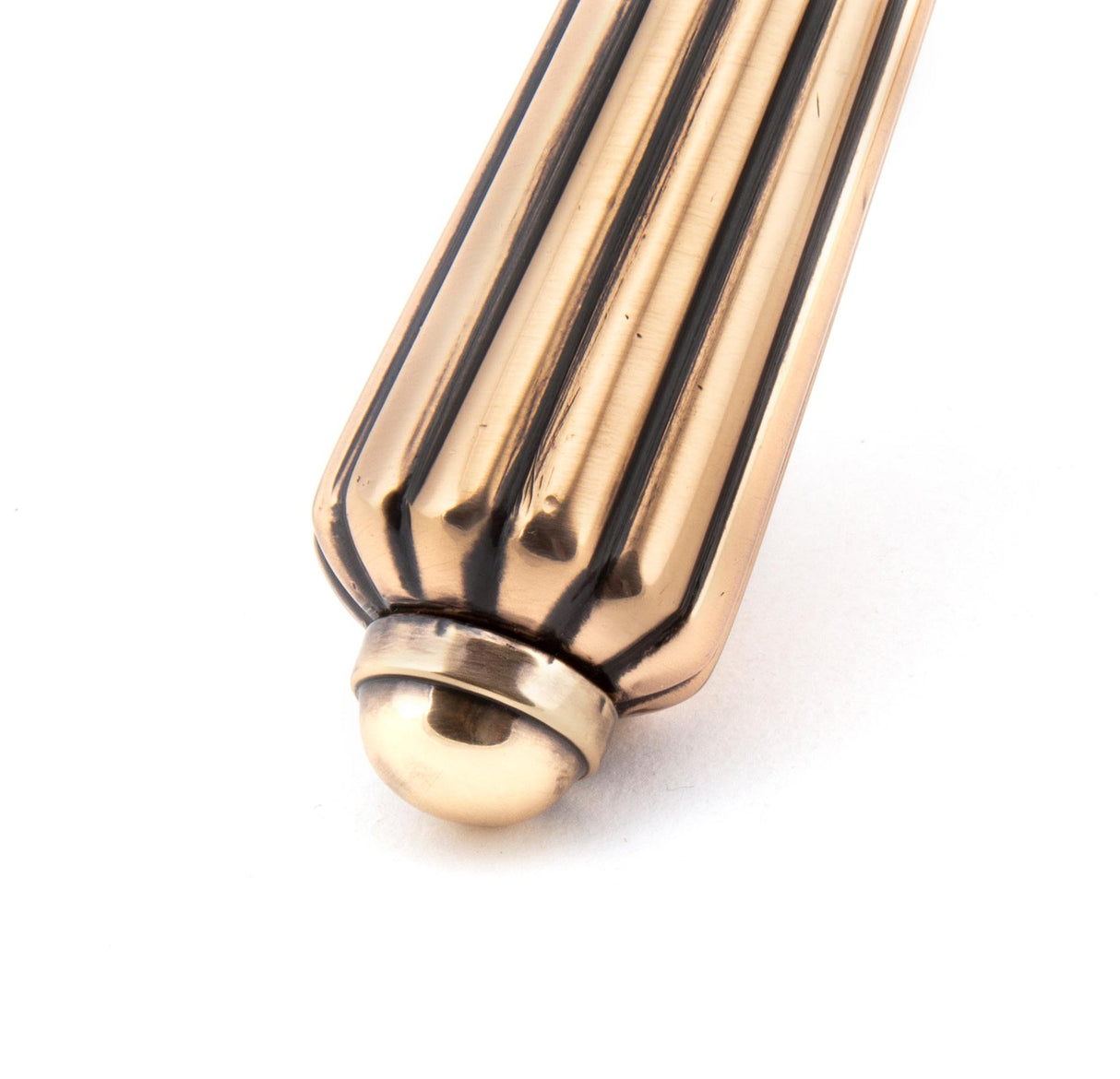 From The Anvil - Polished Bronze Hinton Lever Latch Set | Sku. 45335 | Trade Door Handles.