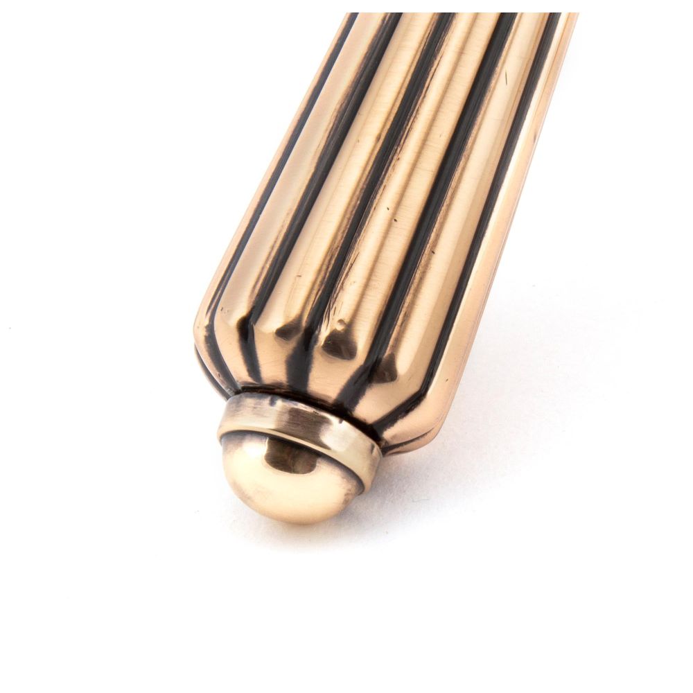 From The Anvil - Polished Bronze Hinton Lever Latch Set | Sku. 45335 | Trade Door Handles.