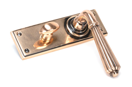 From The Anvil - Polished Bronze Hinton Lever Bathroom Set | Sku. 45336 | Trade Door Handles.