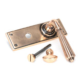 From The Anvil - Polished Bronze Hinton Lever Bathroom Set | Sku. 45336 | Trade Door Handles.