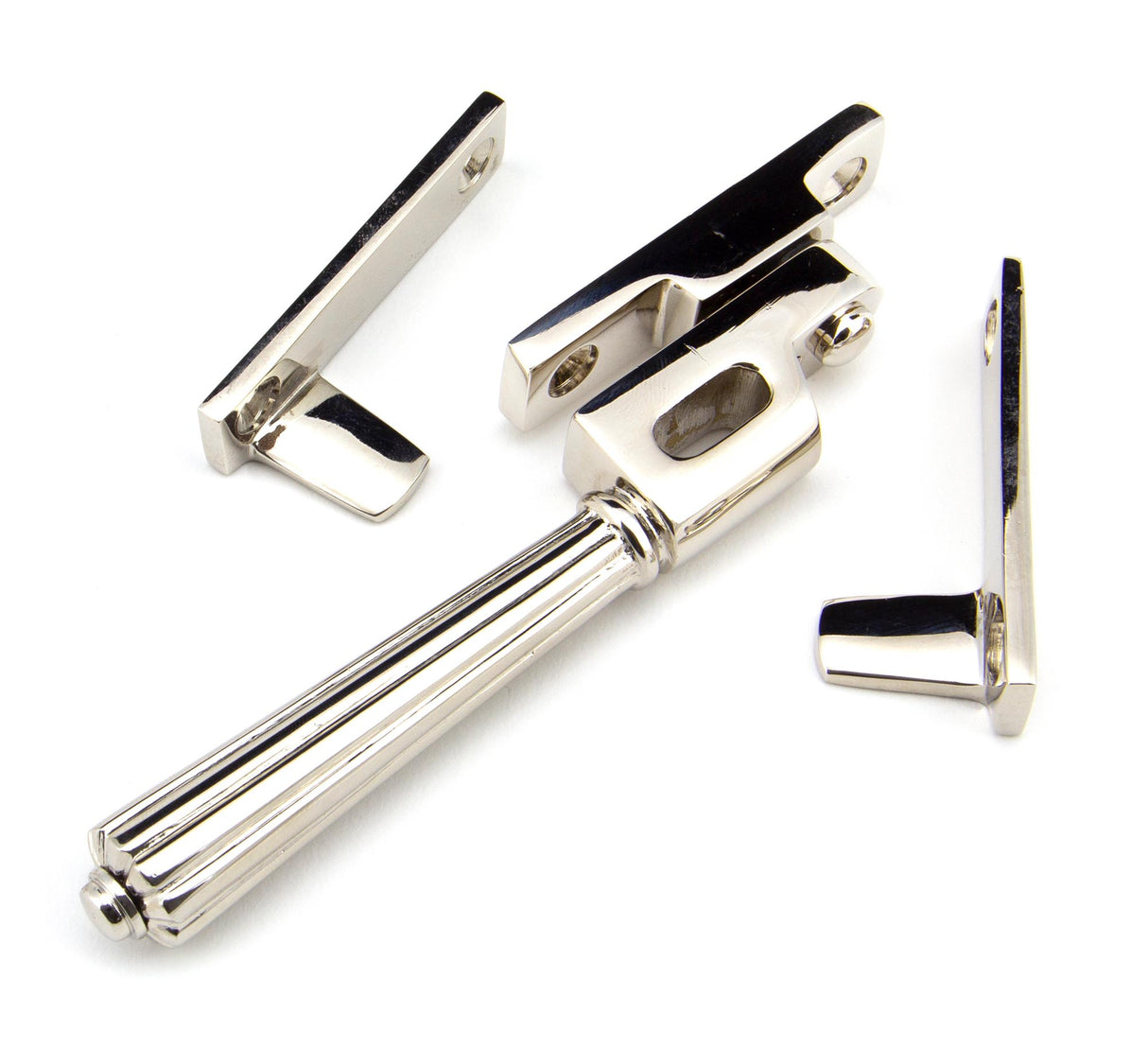 From The Anvil - Polished Nickel Night-Vent Locking Hinton Fastener | Sku. 45346 | Trade Door Handles.