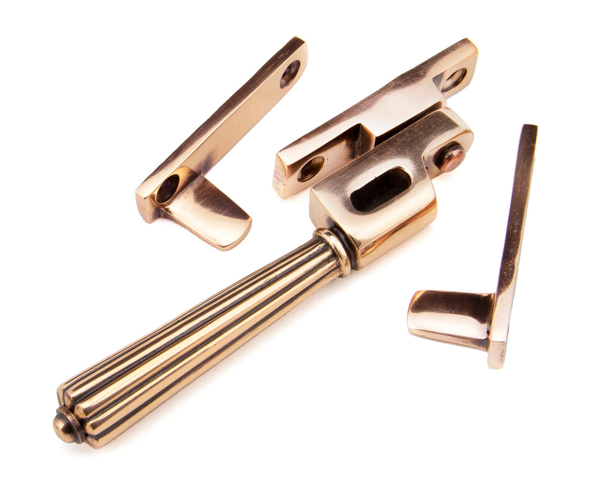 From The Anvil - Polished Bronze Night-Vent Locking Hinton Fastener | Sku. 45348 | Trade Door Handles.