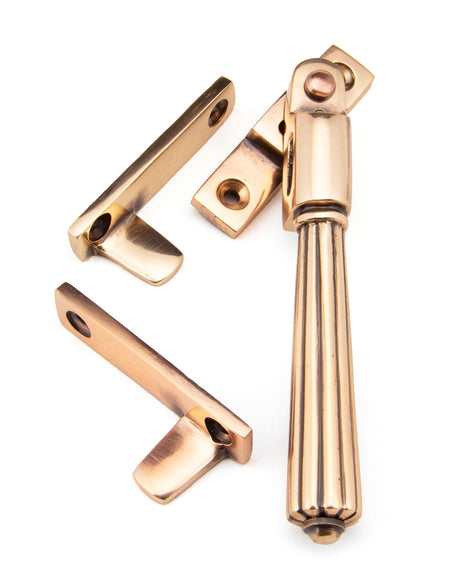 From The Anvil - Polished Bronze Night-Vent Locking Hinton Fastener | Sku. 45348 | Trade Door Handles.