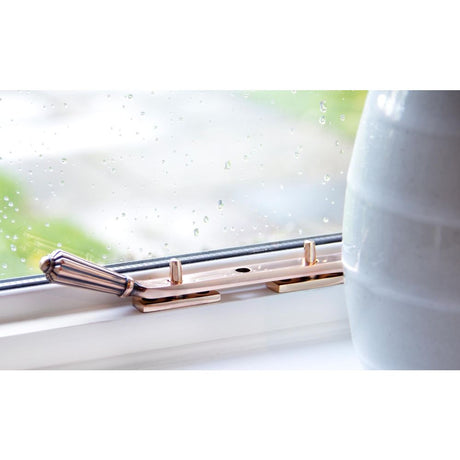 From The Anvil - Polished Bronze 8" Hinton Stay | Sku. 45371 | Trade Door Handles.