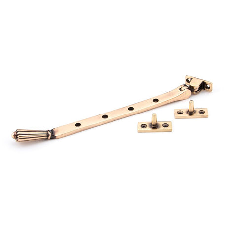 From The Anvil - Polished Bronze 10" Hinton Stay | Sku. 45372 | Trade Door Handles.