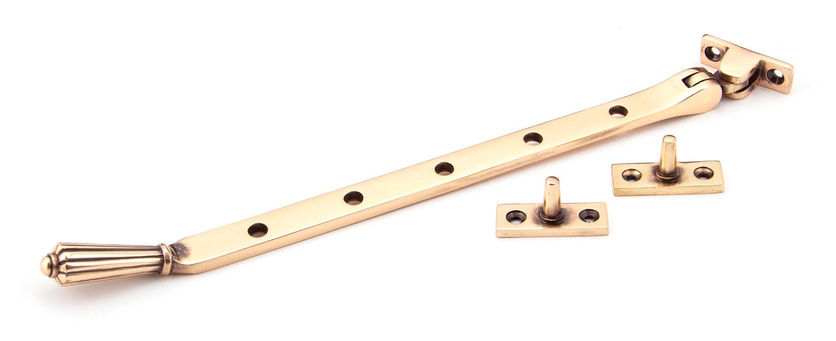 From The Anvil - Polished Bronze 12" Hinton Stay | Sku. 45373 | Trade Door Handles.