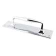 From The Anvil - Polished Chrome 300mm Art Deco Pull Handle on Backplate | Sku. 45380 | Trade Door Handles.