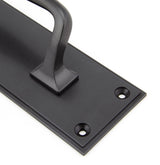 From The Anvil - Aged Bronze 300mm Art Deco Pull Handle on Backplate | Sku. 45382 | Trade Door Handles.