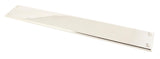 From The Anvil - Polished Nickel 425mm Art Deco Fingerplate | Sku. 45386 | Trade Door Handles.