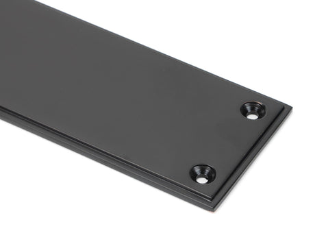 From The Anvil - Aged Bronze 425mm Art Deco Fingerplate | Sku. 45387 | Trade Door Handles.