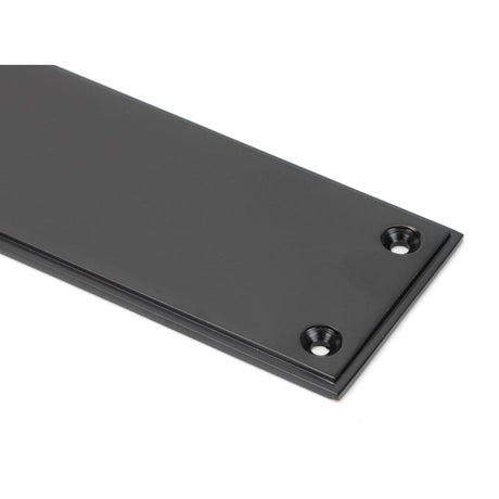 From The Anvil - Aged Bronze 425mm Art Deco Fingerplate | Sku. 45387 | Trade Door Handles.