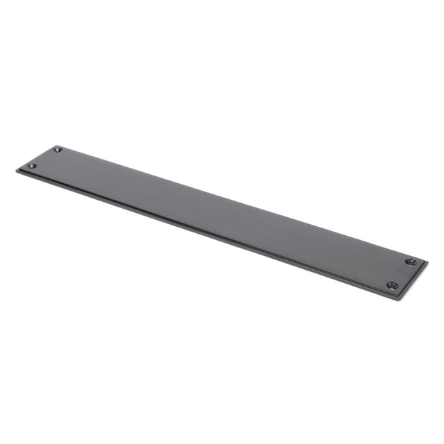 From The Anvil - Aged Bronze 425mm Art Deco Fingerplate | Sku. 45387 | Trade Door Handles.