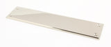 From The Anvil - Polished Nickel 300mm Art Deco Fingerplate | Sku. 45391 | Trade Door Handles.