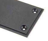 From The Anvil - Aged Bronze 300mm Art Deco Fingerplate | Sku. 45392 | Trade Door Handles.