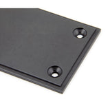 From The Anvil - Aged Bronze 300mm Art Deco Fingerplate | Sku. 45392 | Trade Door Handles.