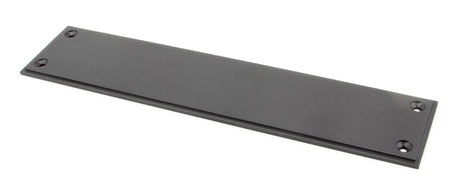 From The Anvil - Aged Bronze 300mm Art Deco Fingerplate | Sku. 45392 | Trade Door Handles.