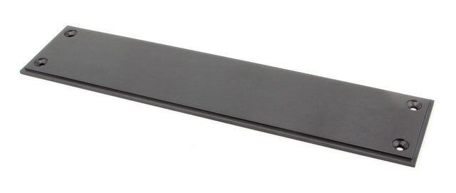 From The Anvil - Aged Bronze 300mm Art Deco Fingerplate | Sku. 45392 | Trade Door Handles.