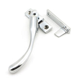 From The Anvil - Polished Chrome Night-Vent Locking Peardrop Fastener - LH | Sku. 45394 | Trade Door Handles.
