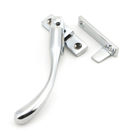 From The Anvil - Polished Chrome Night-Vent Locking Peardrop Fastener - LH | Sku. 45394 | Trade Door Handles.