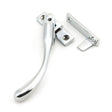 From The Anvil - Polished Chrome Night-Vent Locking Peardrop Fastener - LH | Sku. 45394 | Trade Door Handles.