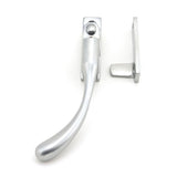 From The Anvil - Satin Chrome Night-Vent Locking Peardrop Fastener - LH | Sku. 45398 | Trade Door Handles.
