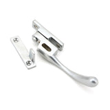 From The Anvil - Satin Chrome Night-Vent Locking Peardrop Fastener - RH | Sku. 45399 | Trade Door Handles.