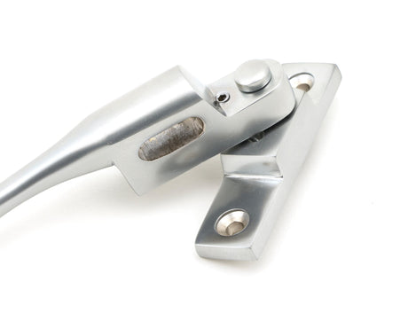 From The Anvil - Satin Chrome Night-Vent Locking Peardrop Fastener - RH | Sku. 45399 | Trade Door Handles.