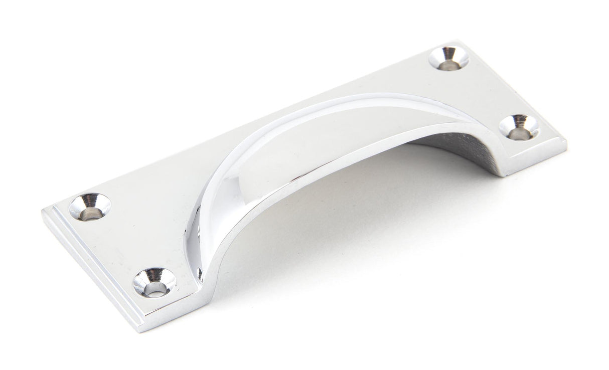 From The Anvil - Polished Chrome Art Deco Drawer Pull | Sku. 45402 | Trade Door Handles.