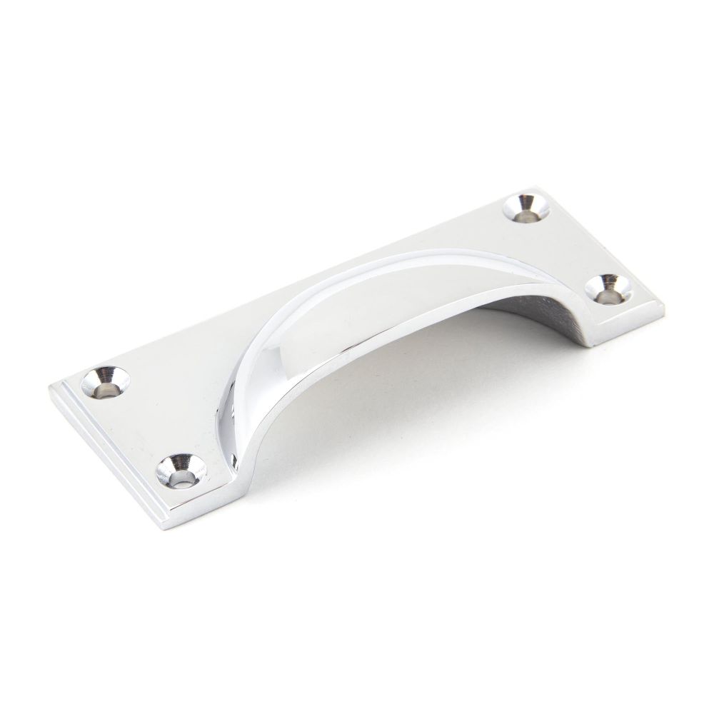 From The Anvil - Polished Chrome Art Deco Drawer Pull | Sku. 45402 | Trade Door Handles.