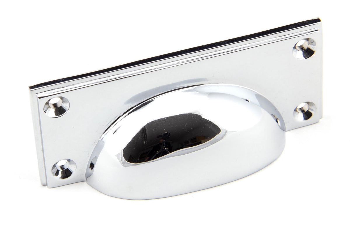 From The Anvil - Polished Chrome Art Deco Drawer Pull | Sku. 45402 | Trade Door Handles.