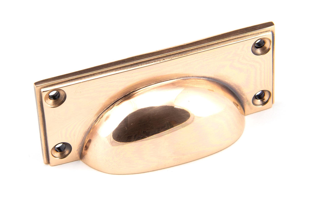 From The Anvil - Polished Bronze Art Deco Drawer Pull | Sku. 45404 | Trade Door Handles.