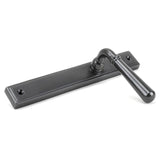 From The Anvil - Aged Bronze Newbury Slimline Lever Espag. Latch Set | Sku. 45418 | Trade Door Handles.