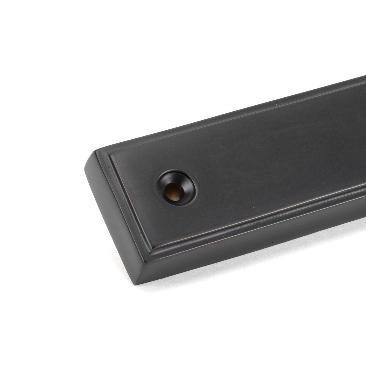 From The Anvil - Aged Bronze Newbury Slimline Lever Espag. Latch Set | Sku. 45418 | Trade Door Handles.