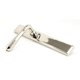 From The Anvil - Polished Nickel Reeded Slimline Lever Espag. Latch Set | Sku. 45425 | Trade Door Handles.