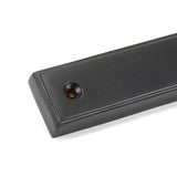 From The Anvil - Aged Bronze Reeded Slimline Lever Espag. Latch Set | Sku. 45427 | Trade Door Handles.