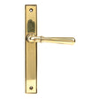 From The Anvil - Aged Brass Newbury Slimline Lever Espag. Latch Set | Sku. 45429 | Trade Door Handles.