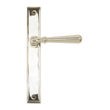 From The Anvil - Polished Nickel Newbury Slimline Lever Espag. Latch Set | Sku. 45430 | Trade Door Handles.