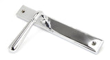 From The Anvil - Polished Chrome Newbury Slimline Lever Espag. Latch Set | Sku. 45431 | Trade Door Handles.