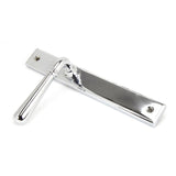 From The Anvil - Polished Chrome Newbury Slimline Lever Espag. Latch Set | Sku. 45431 | Trade Door Handles.