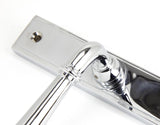 From The Anvil - Polished Chrome Newbury Slimline Lever Espag. Latch Set | Sku. 45431 | Trade Door Handles.