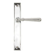 From The Anvil - Polished Chrome Newbury Slimline Lever Espag. Latch Set | Sku. 45431 | Trade Door Handles.